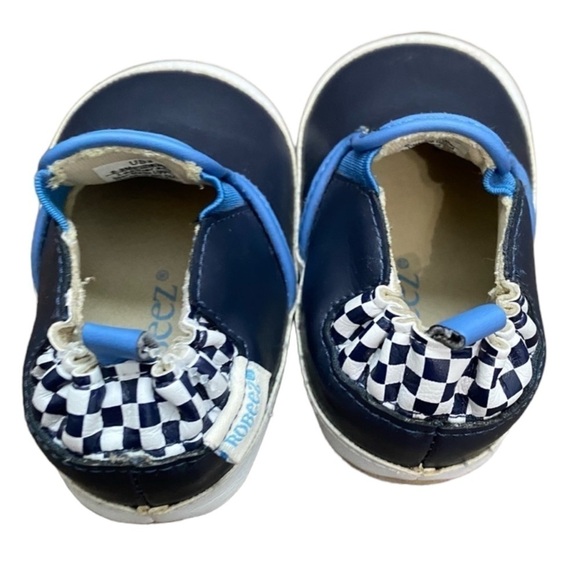 Robeez genuine leather upper baby shoes size 6-9 months - Picture 5 of 6